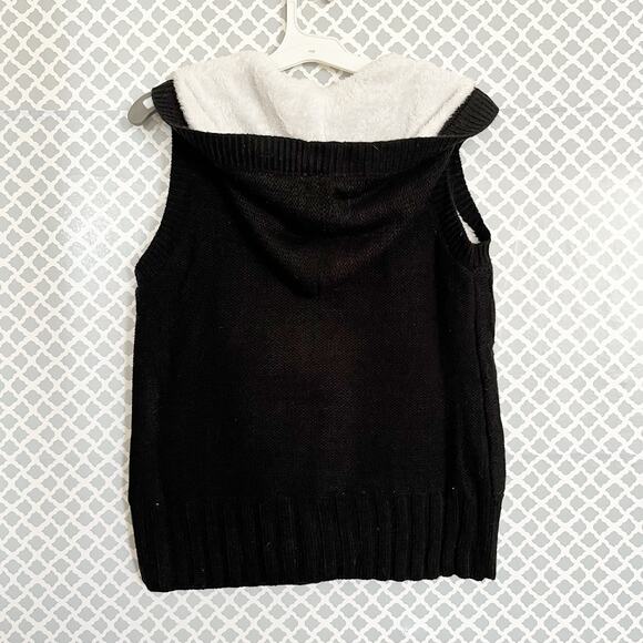 SIDEFEEL Hooded Cable Knit Sweater Vest – Size S - Picture 6 of 8
